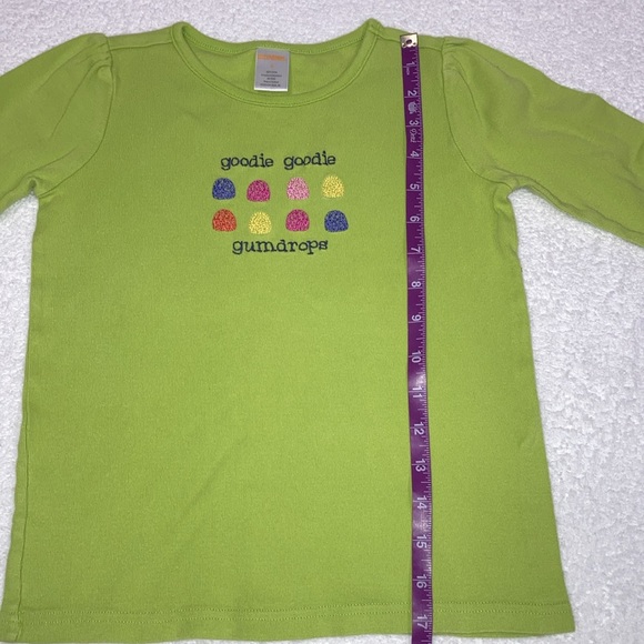 Gymboree candy shop long sleeve embroidered gumdrop top and corduroy skort 8 - Picture 3 of 12